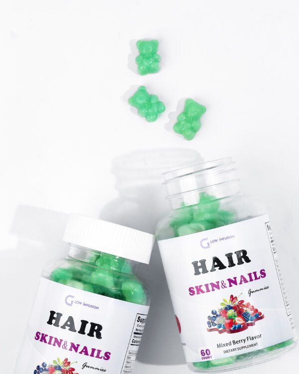 Hair skin & nail gummies